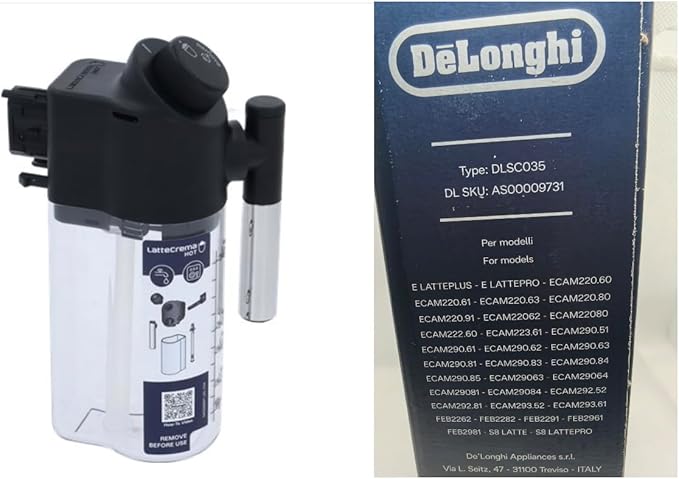 Delonghi Espresso Magnifica - Kanister na mleko do ekspresu do