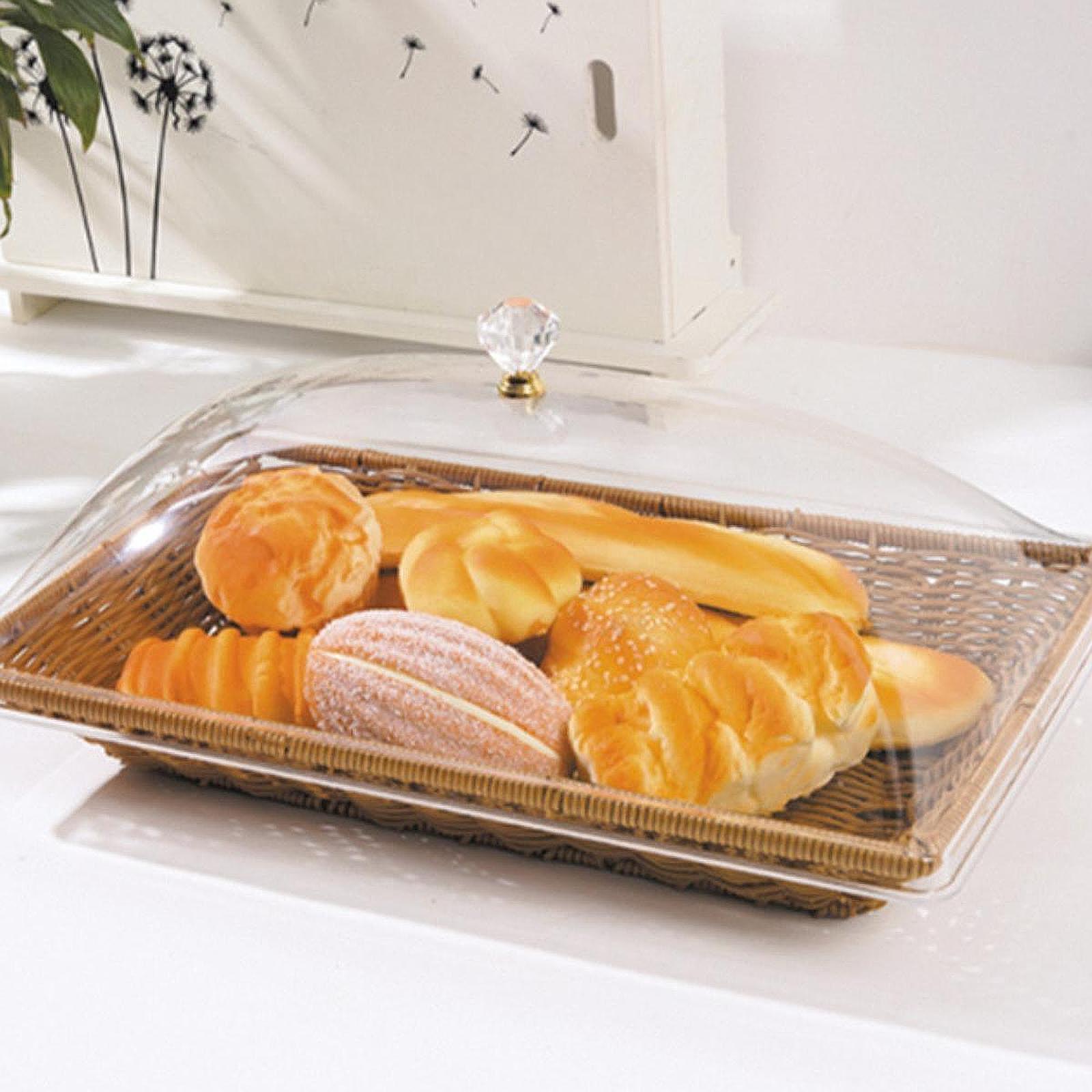 Food And Snacks For Picnic - Koszyk na chleb z imitacji rattanu