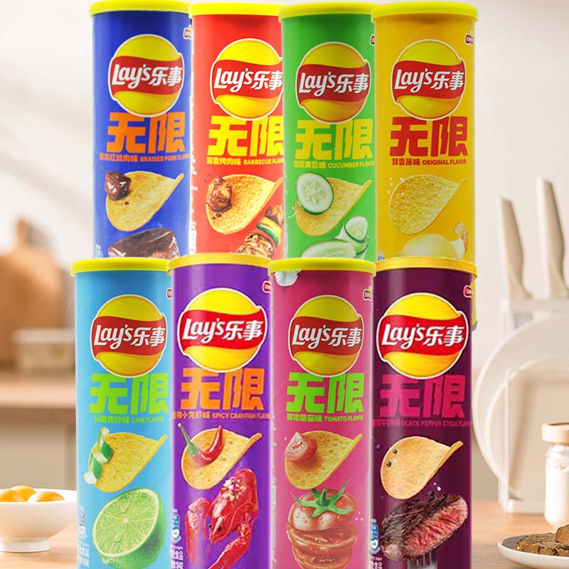 Food Snacks Chips - Chipsy Lay's 90g * 3 opakowania,