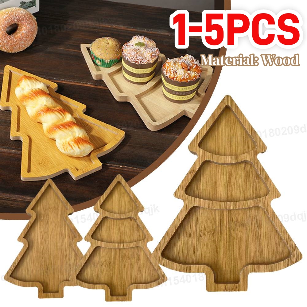 Drewniane tace na świąteczne d – Food Snacks For Christmas recenzja i cena