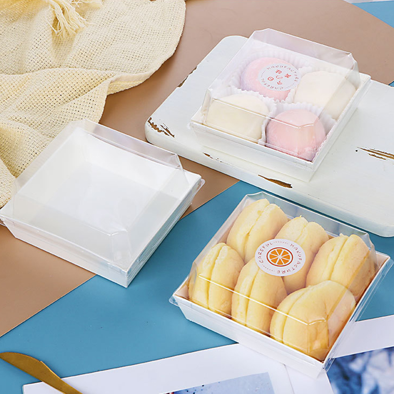 50Pcs Kraft Paper Box Bento Br – Food Snacks For Christmas recenzja i cena