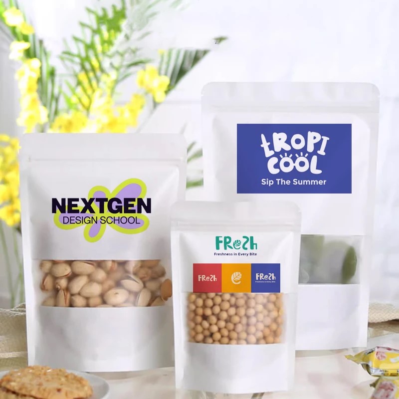 50 szt. Personalizowane białe, – Food Snacks For Christmas recenzja i cena