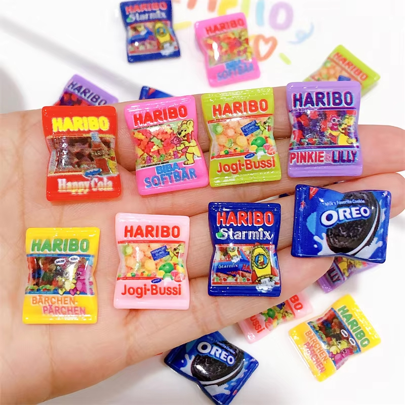 Płaskie żywiczne mini zawieszk – Food Snacks Chips recenzja i cena