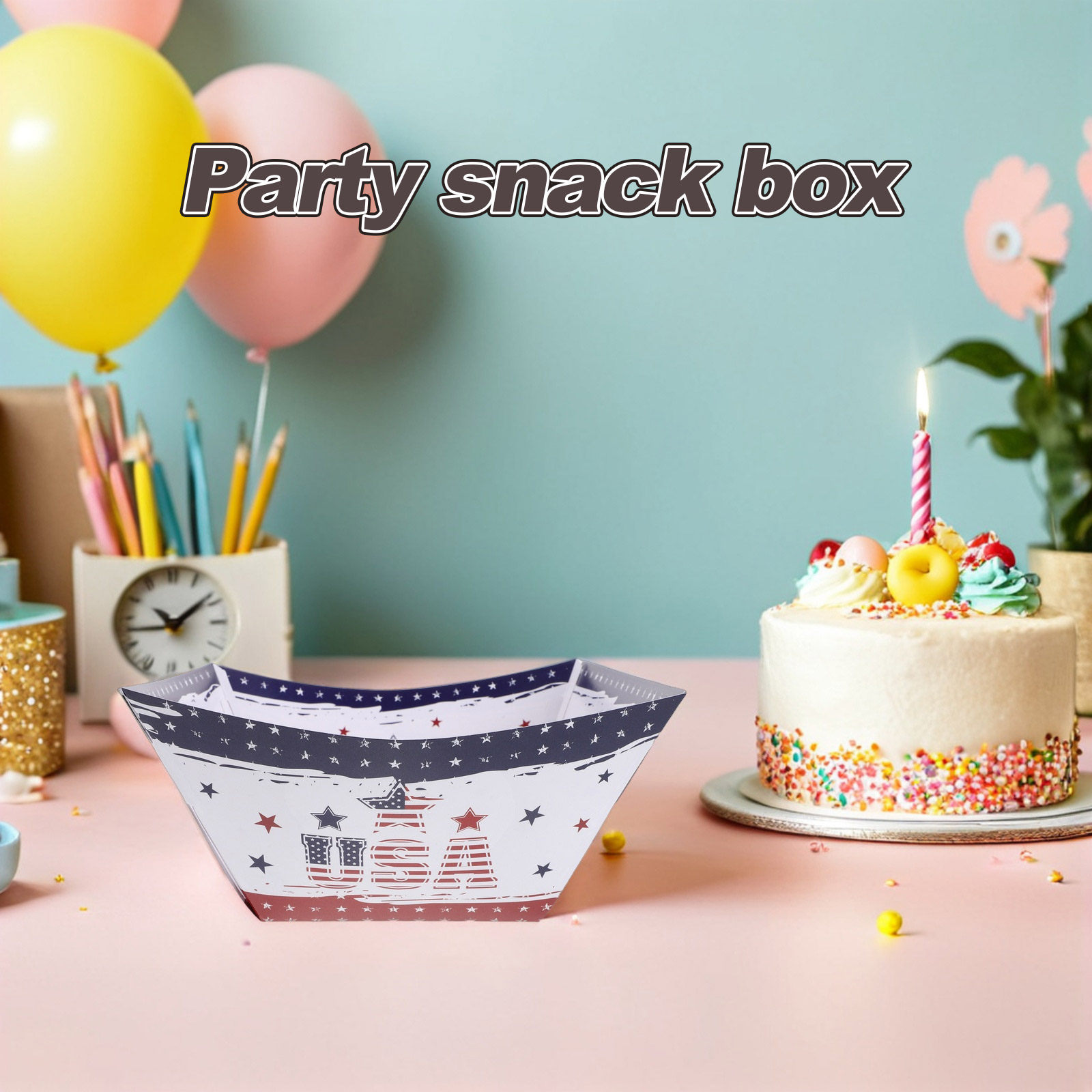 12 szt. Pudełka na przekąski n – Food And Snacks For Picnic recenzja i cena