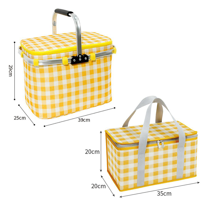 Retro pasterska torba na Lunch – Food And Snacks For Picnic recenzja i cena