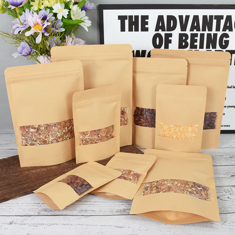 20/50szt Kraft Paper Zip Lock  – Food Snacks For Christmas recenzja i cena