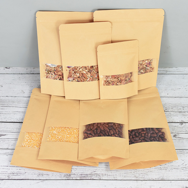 20/50szt Kraft Paper Zip Lock  – Food Snacks For Christmas recenzja i cena