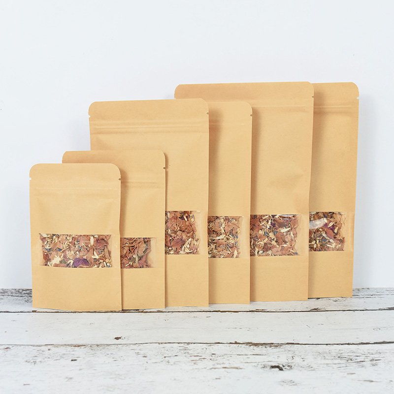 20/50szt Kraft Paper Zip Lock  – Food Snacks For Christmas recenzja i cena